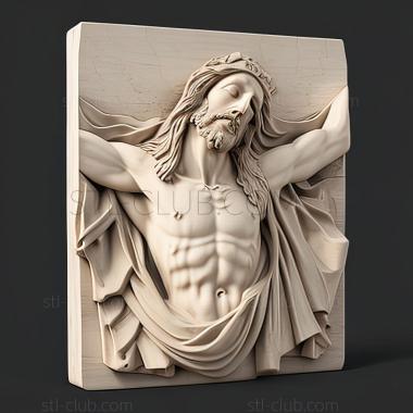 3D model st jesus (STL)